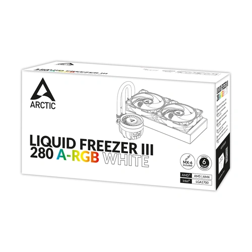 Arctic Liquid Freezer III 280mm ARGB White CPU Liquid Cooler